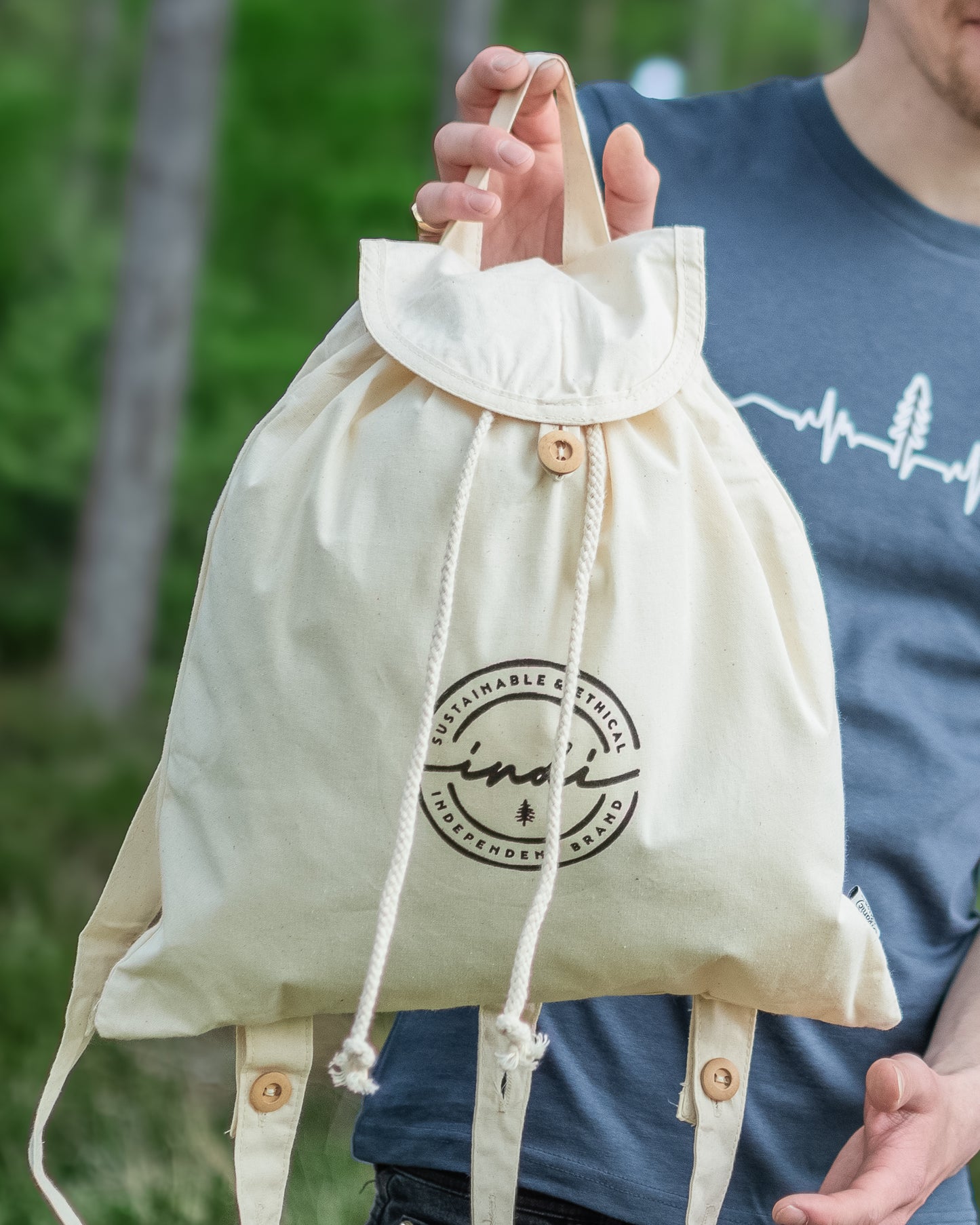 Natural Raw Organic Backpack