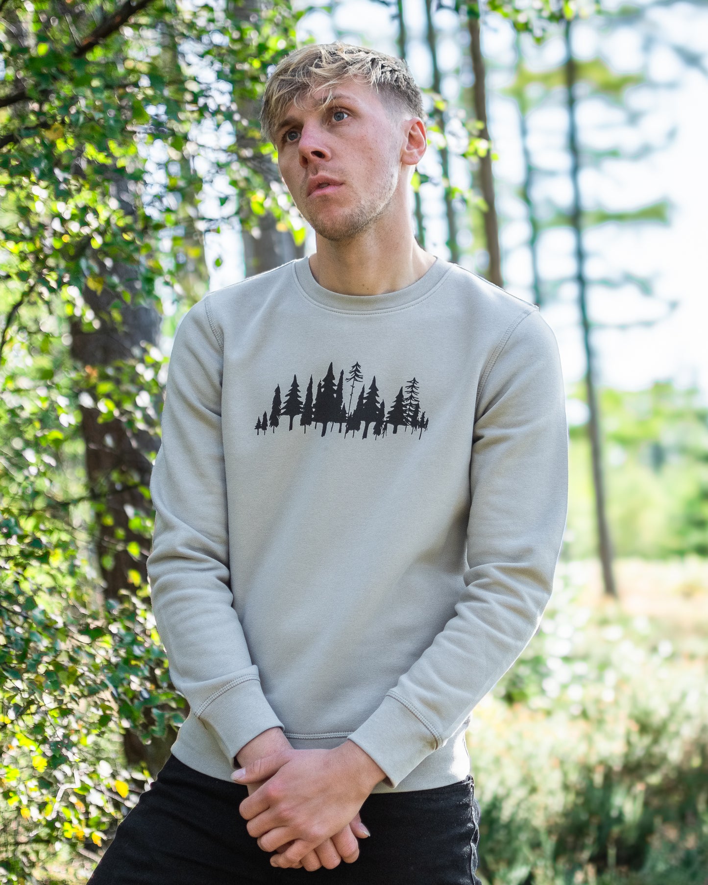 The Forest Sweater in Pure Grey