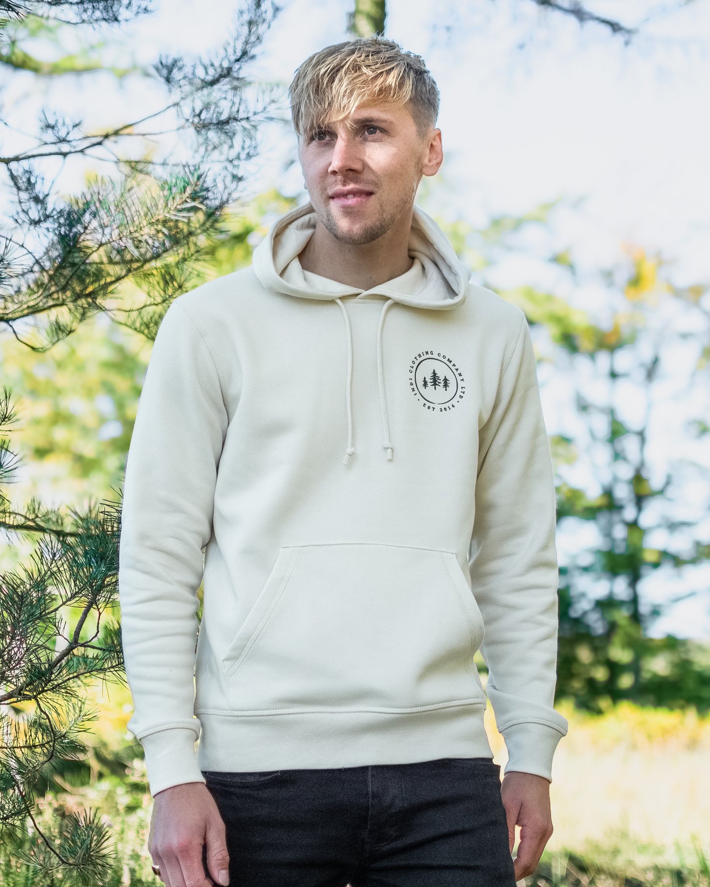 The Brand Hoodie in Cream