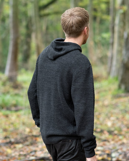 Chunky Knit Hoodie 2.0 in Charcoal