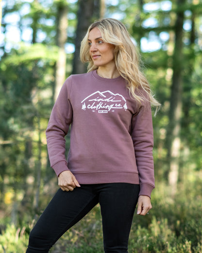 The Mountainscape Deluxe Sweater in Dusty Mauve