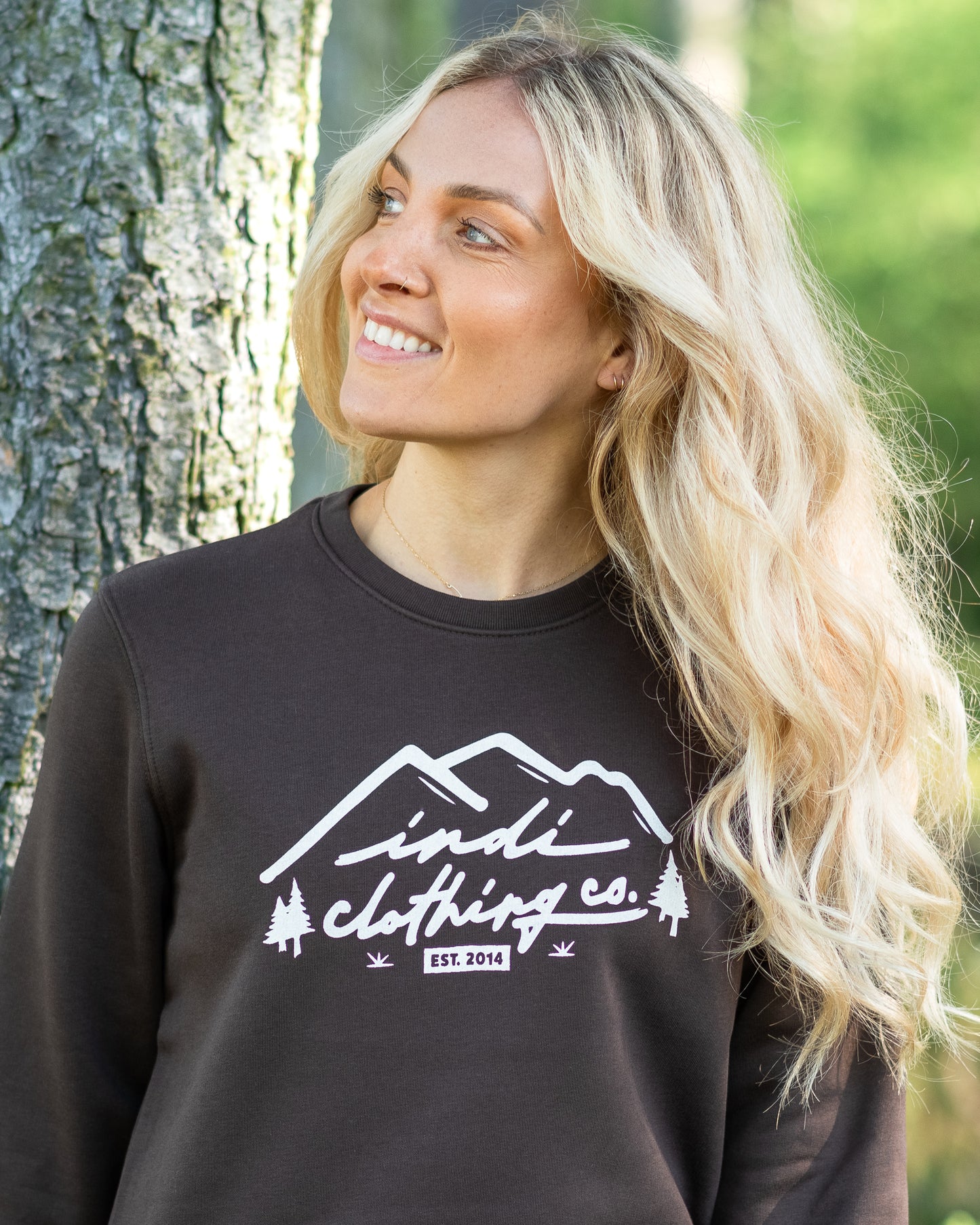 The Mountainscape Deluxe Sweater in Dark Brown
