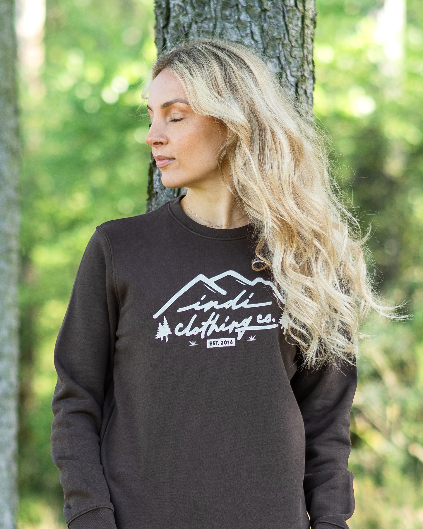 The Mountainscape Deluxe Sweater in Dark Brown