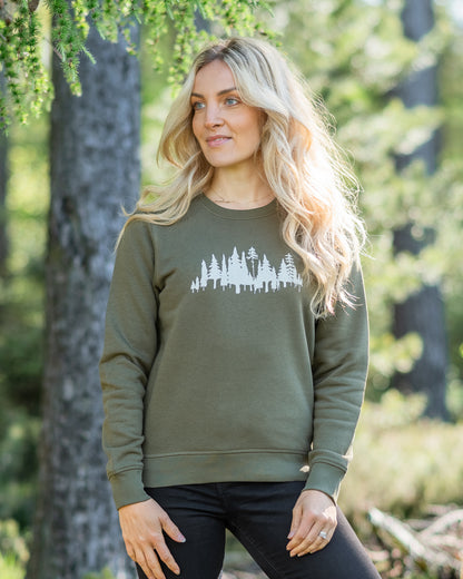 The Forest Sweater in Khaki