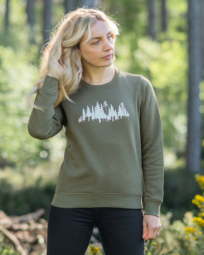 The Forest Sweater in Khaki