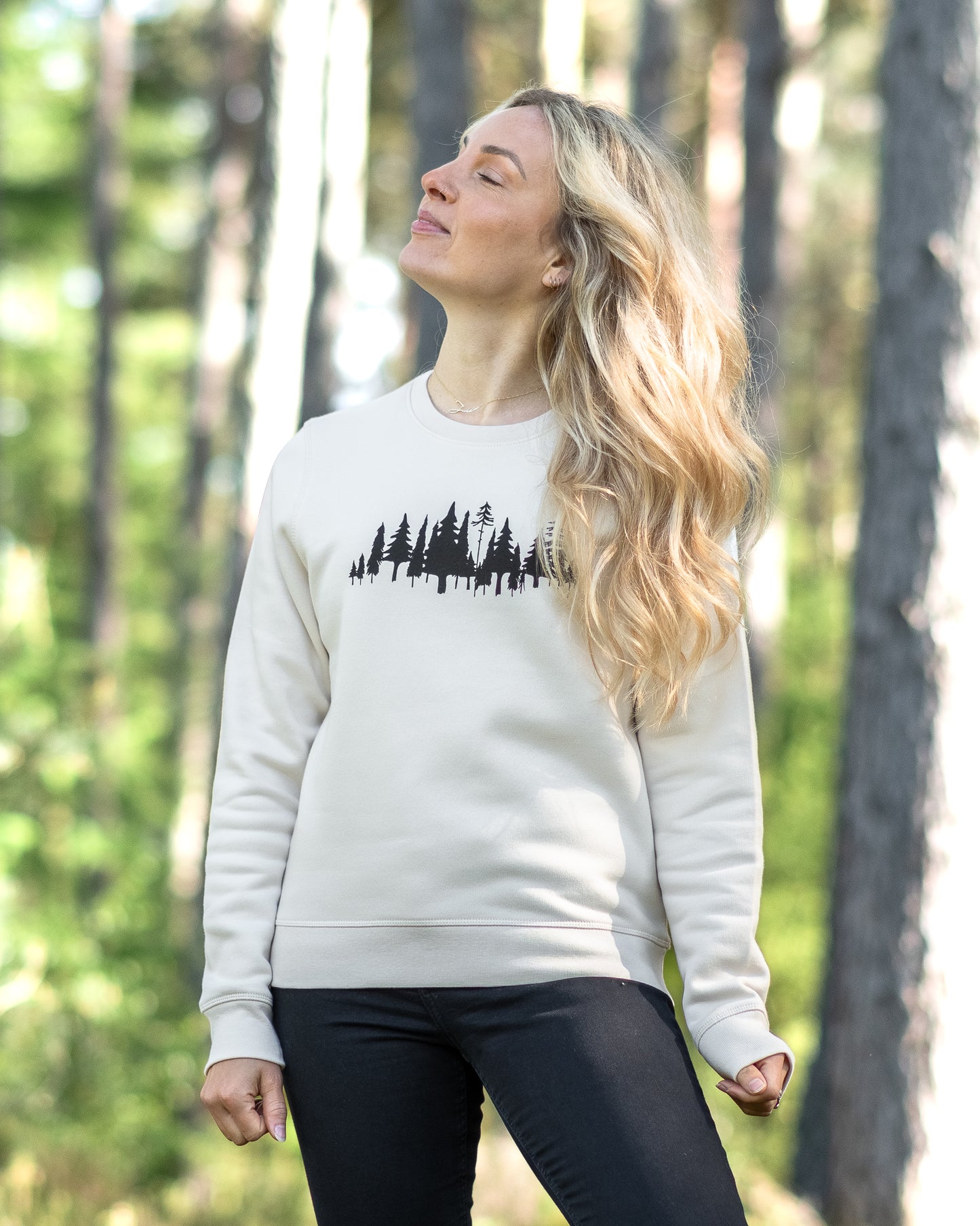 The Forest Sweater in Cream