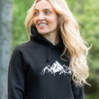 The Mountains Hoodie in Black