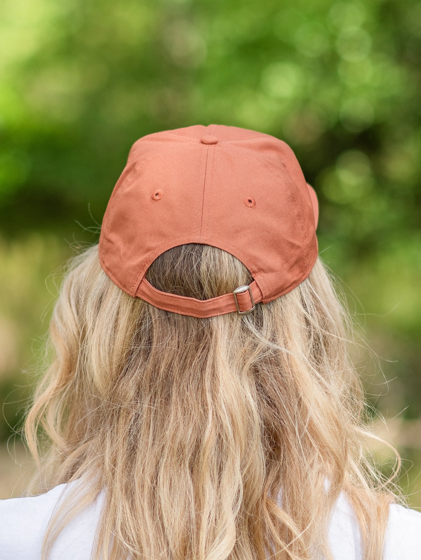 Trees Emblem Cap in Terracotta