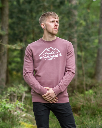 The Mountainscape Deluxe Sweater in Dusty Mauve