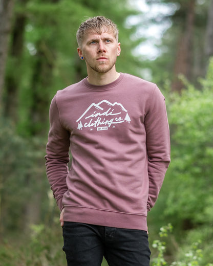 The Mountainscape Deluxe Sweater in Dusty Mauve