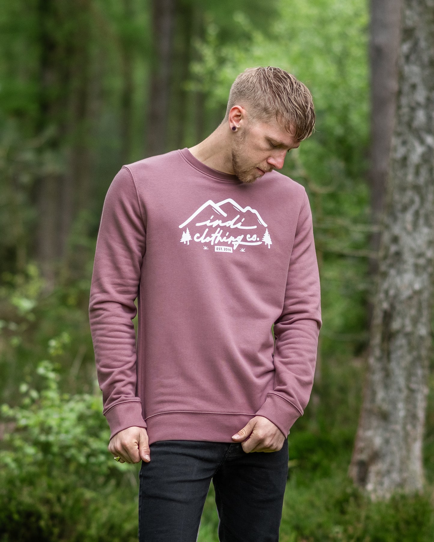 The Mountainscape Deluxe Sweater in Dusty Mauve
