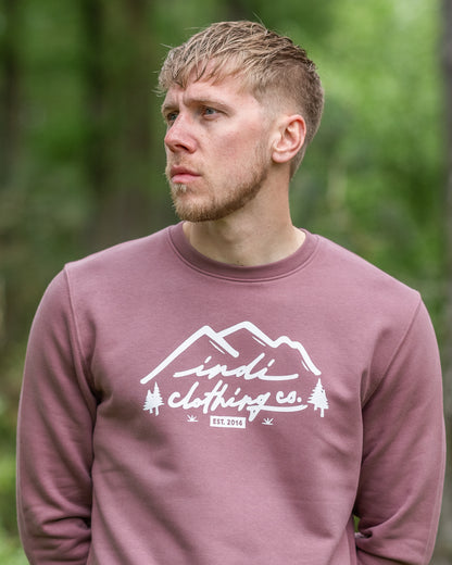 The Mountainscape Deluxe Sweater in Dusty Mauve