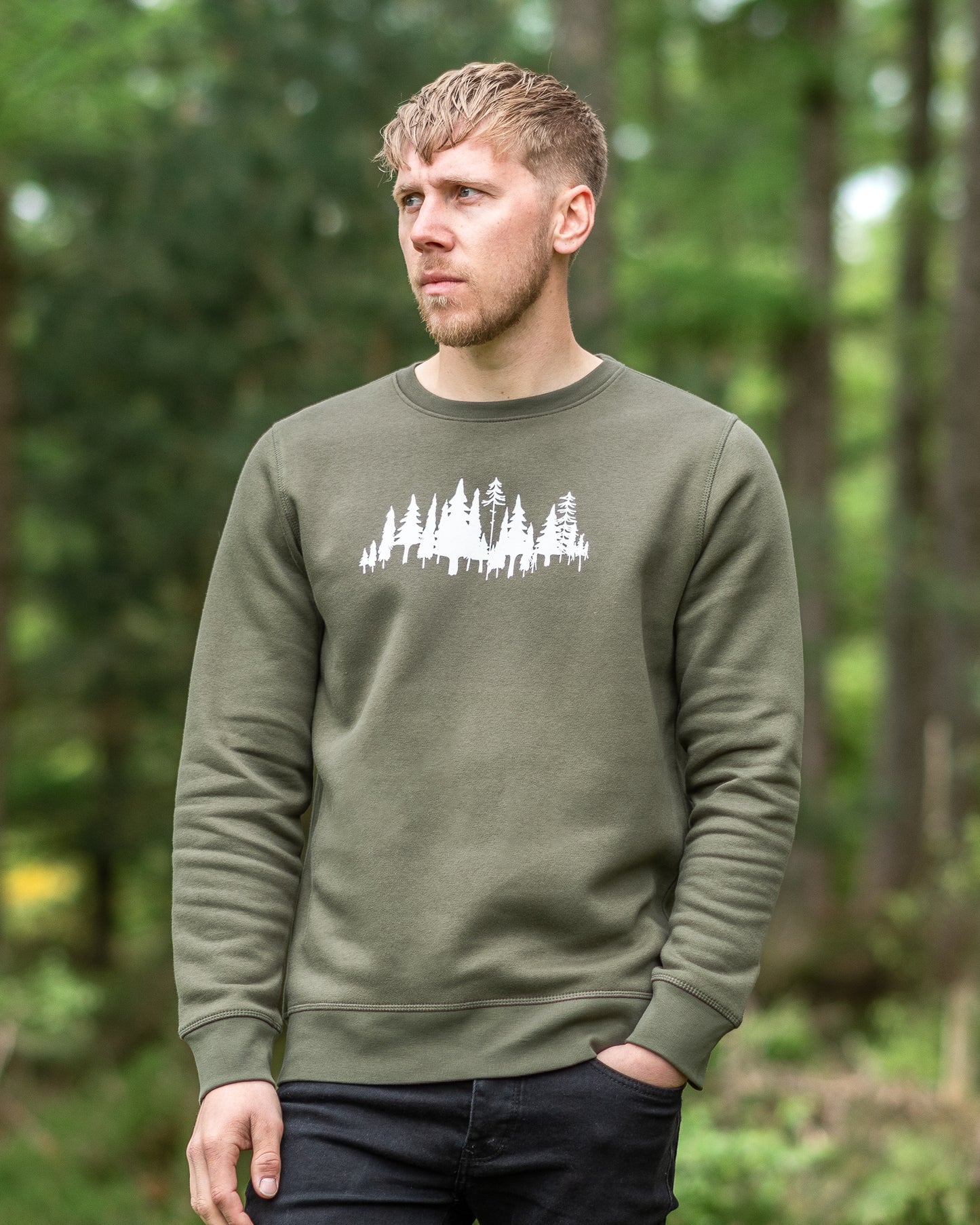 The Forest Sweater in Khaki