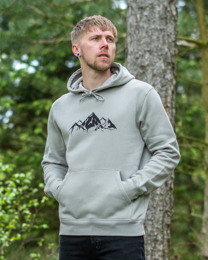 The Mountains Hoodie in Pure Grey