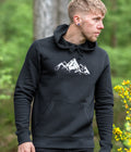 The Mountains Hoodie in Black