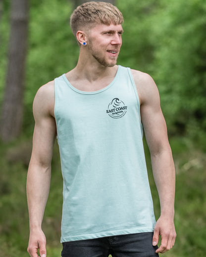 East Coast Originals Organic Vest in Light Aqua