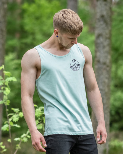 East Coast Originals Organic Vest in Light Aqua