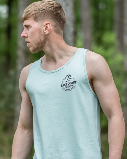 East Coast Originals Organic Vest in Light Aqua