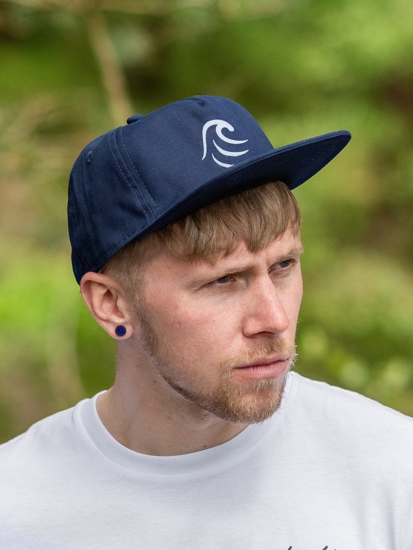 Seas Emblem Cap in Oxford Navy