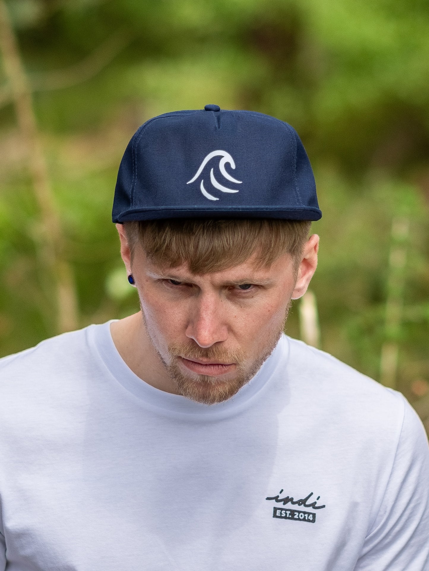 Seas Emblem Cap in Oxford Navy