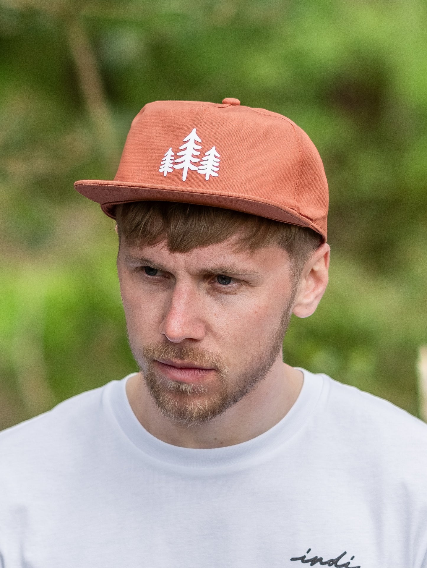 Trees Emblem Cap in Terracotta