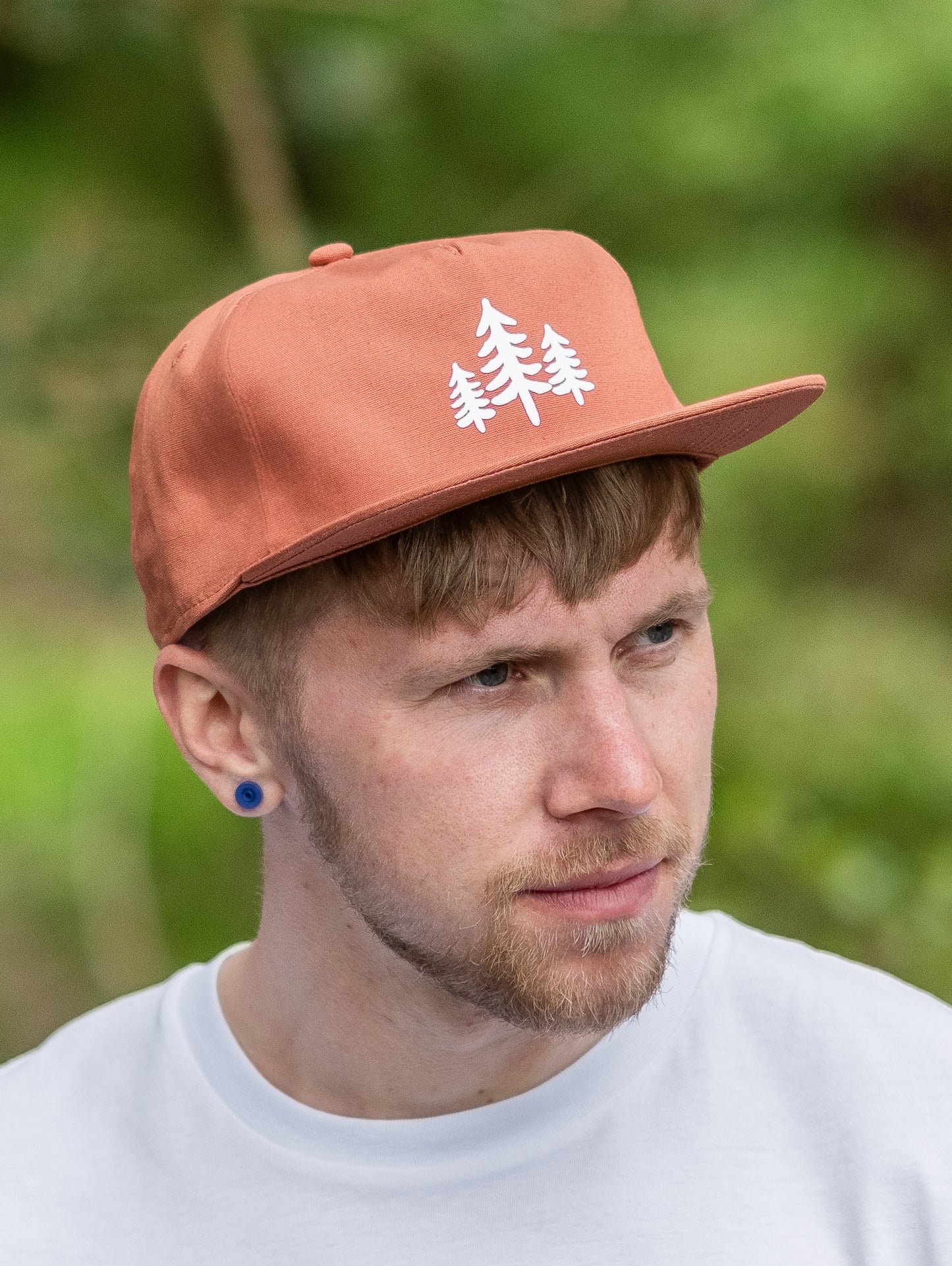 Trees Emblem Cap in Terracotta