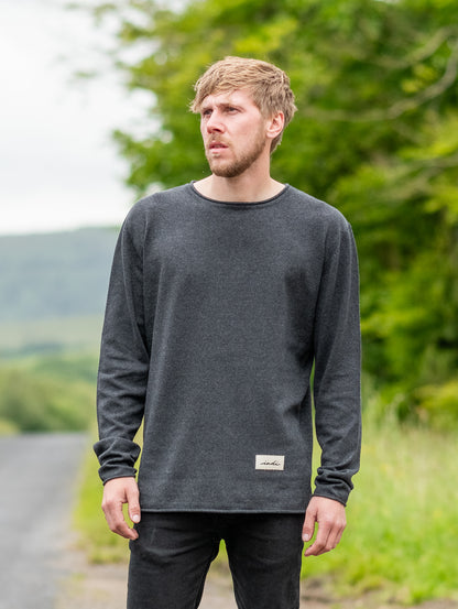 EcoBlend Lightweight Sweater in Dark Grey