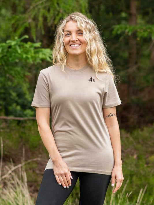 TripleTree Organic T-shirt in Almond