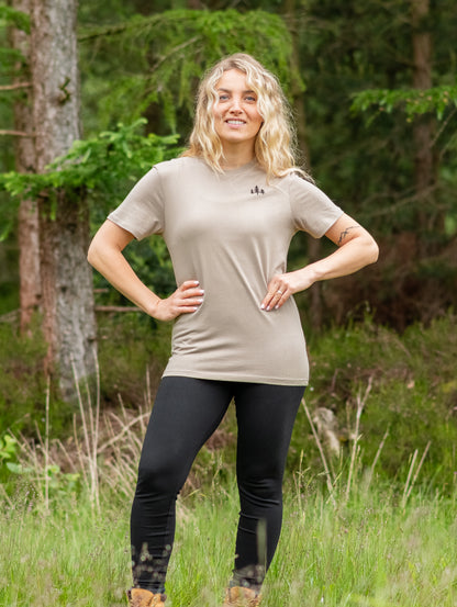 TripleTree Organic T-shirt in Almond