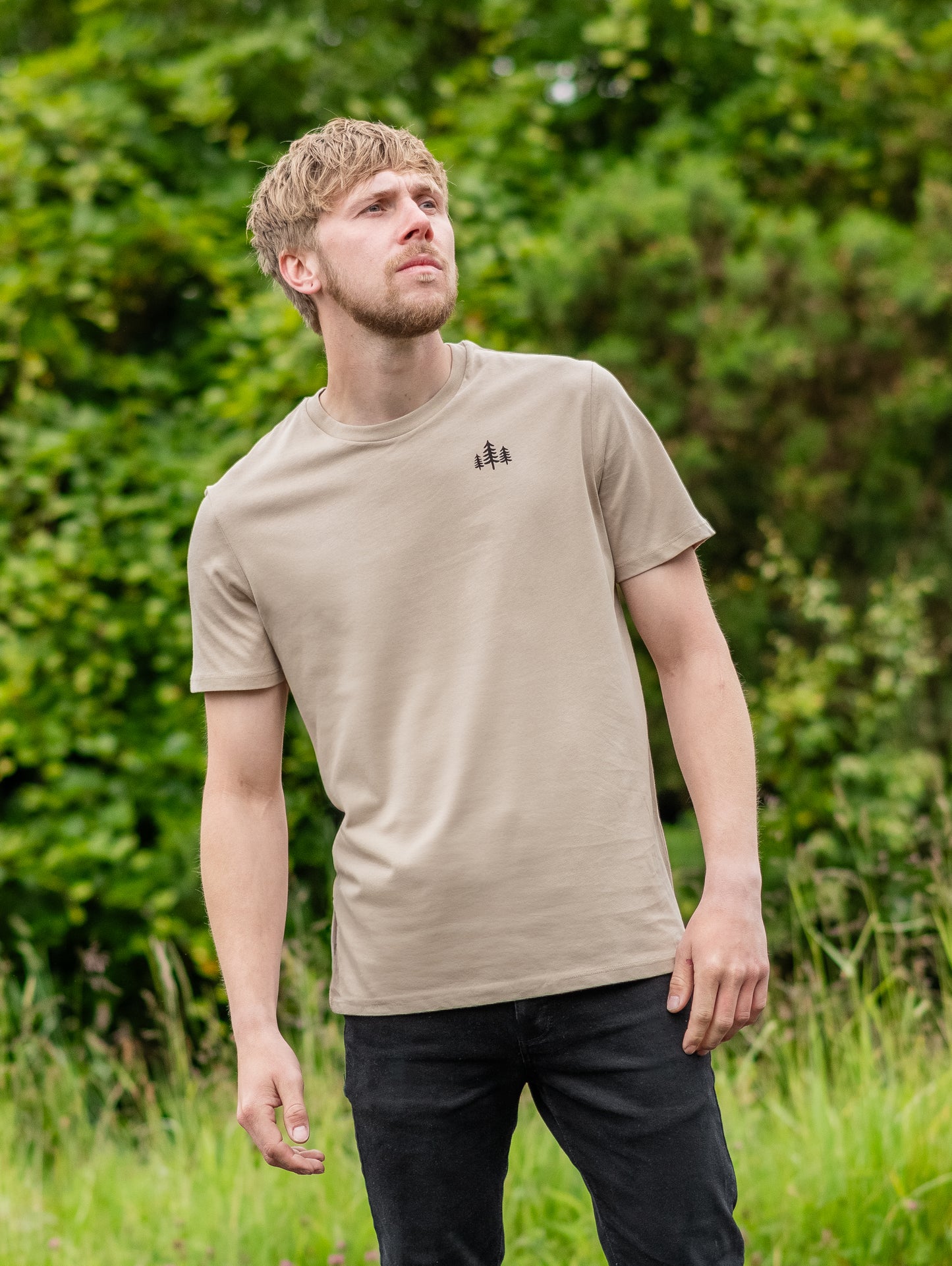 TripleTree Organic T-shirt in Almond