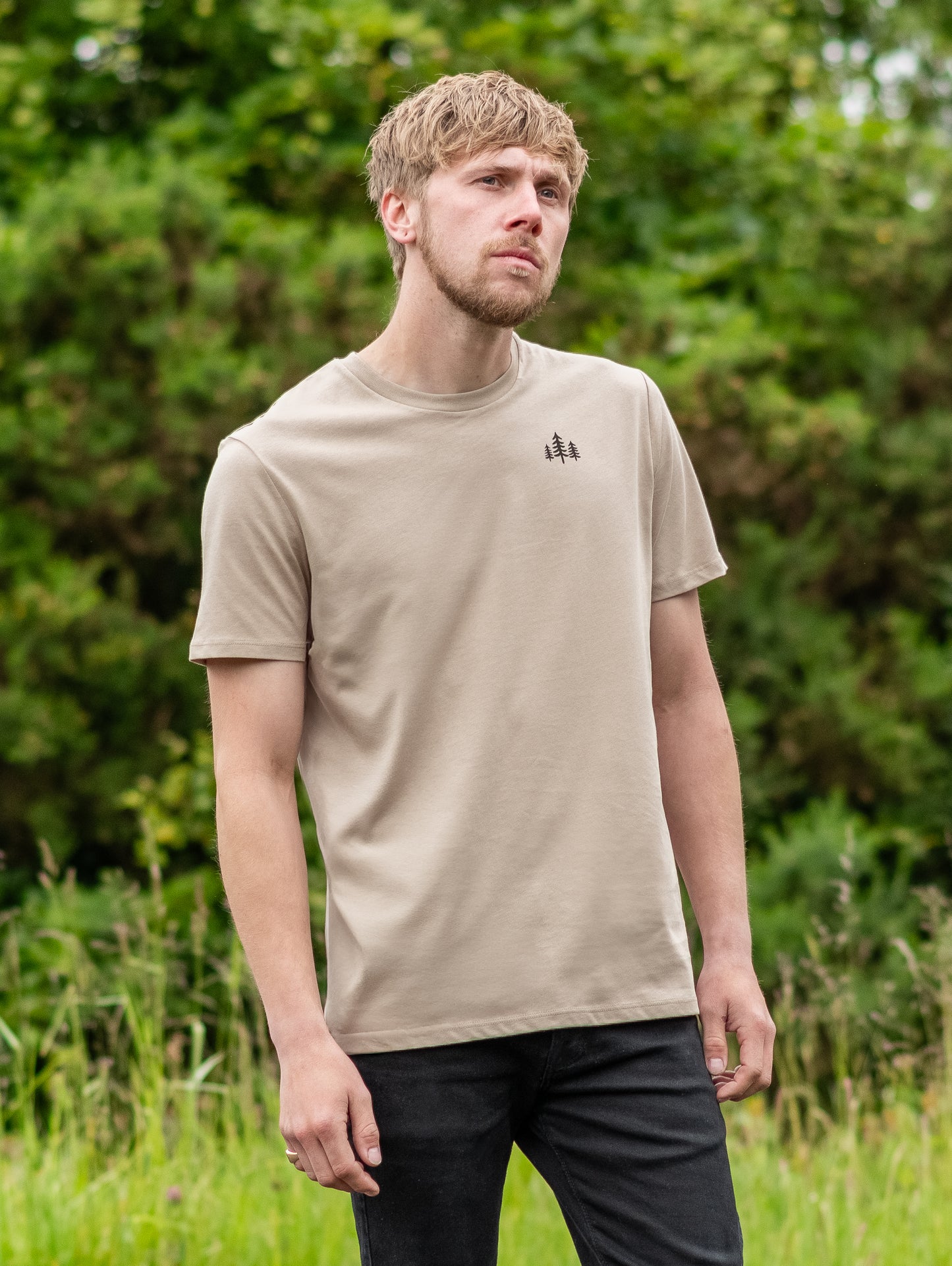 TripleTree Organic T-shirt in Almond