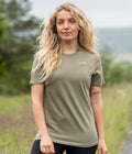 BareEssentials Organic T-shirt in Light Olive