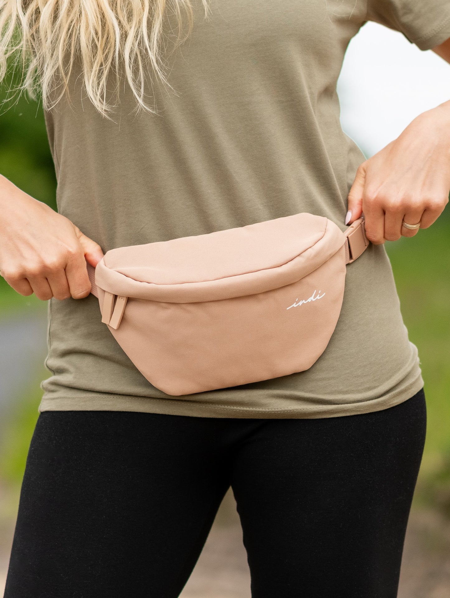 EcoJourney Minimal Cross Body Bum Bag in Hazelnut