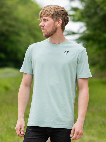 OceanWave Organic T-shirt in Seafoam