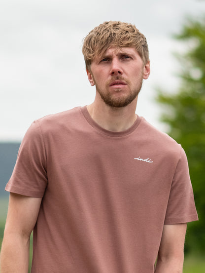 BareEssentials Organic T-shirt in Muted Chestnut