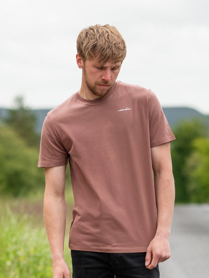 BareEssentials Organic T-shirt in Muted Chestnut