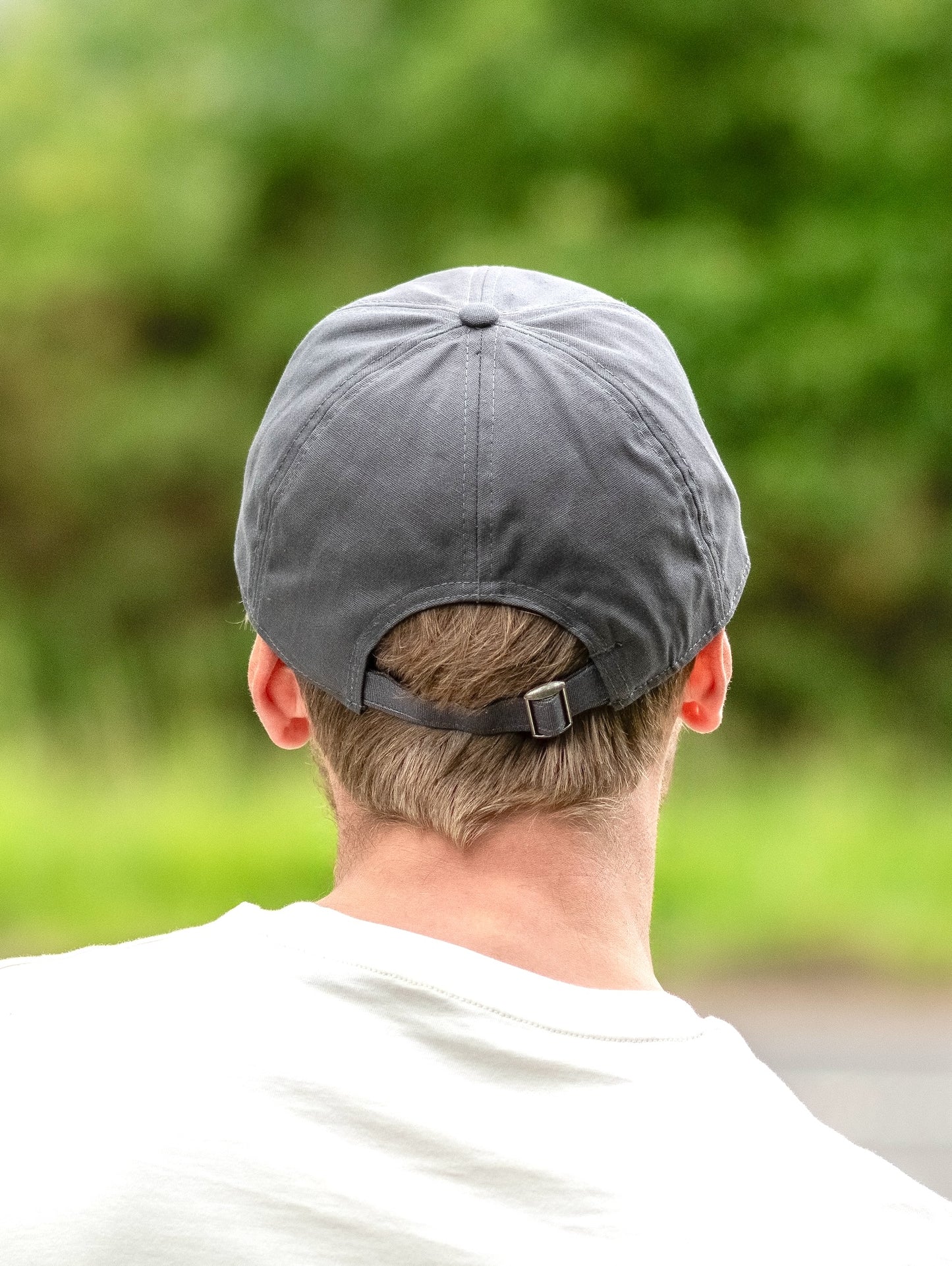 BareEssentials Classic Organic Cap in Graphite Grey