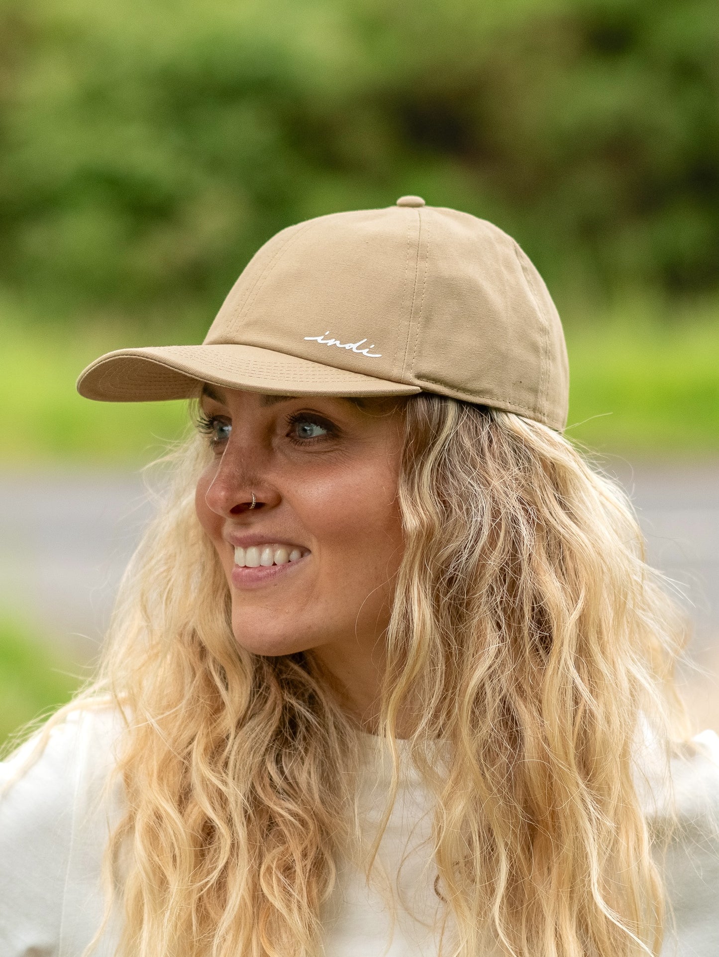 BareEssentials Classic Organic Cap in Desert Sand