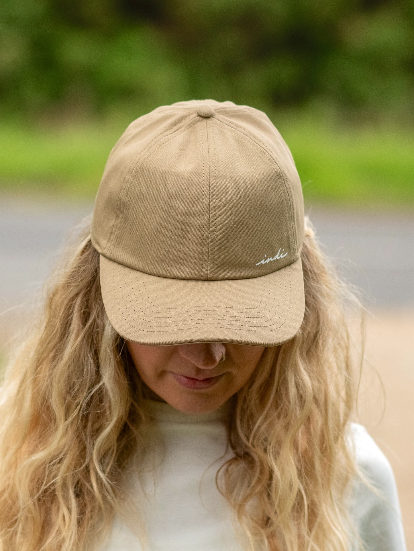 BareEssentials Classic Organic Cap in Desert Sand