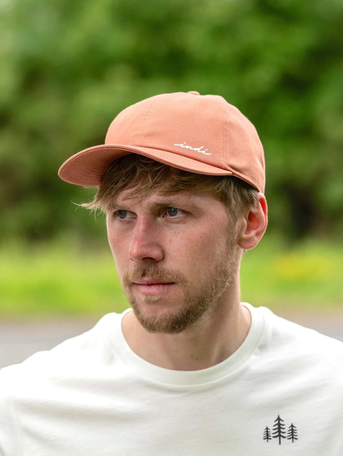 BareEssentials Classic Organic Cap in Terracotta