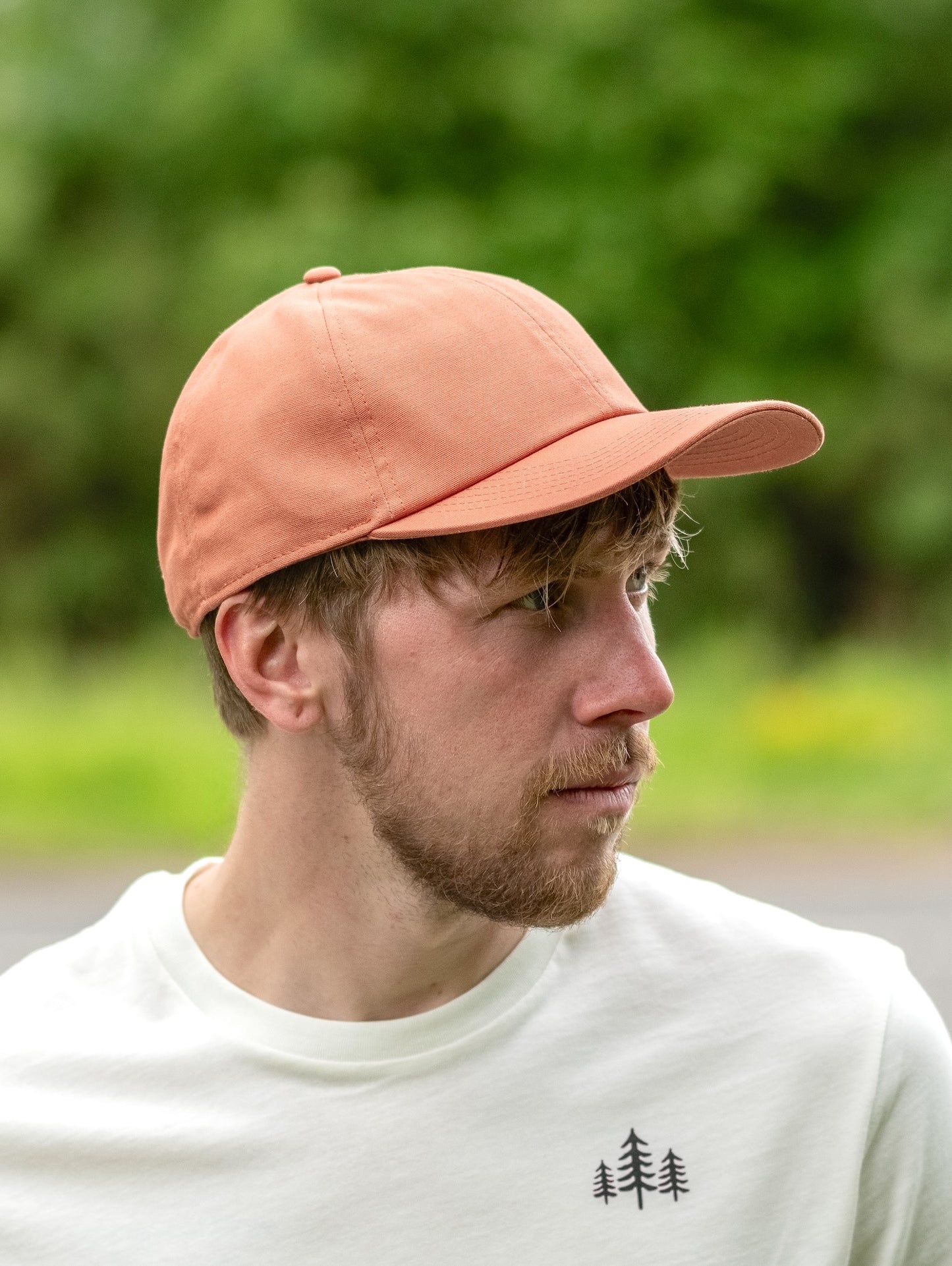 BareEssentials Classic Organic Cap in Terracotta