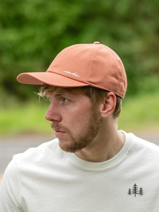 BareEssentials Classic Organic Cap in Terracotta