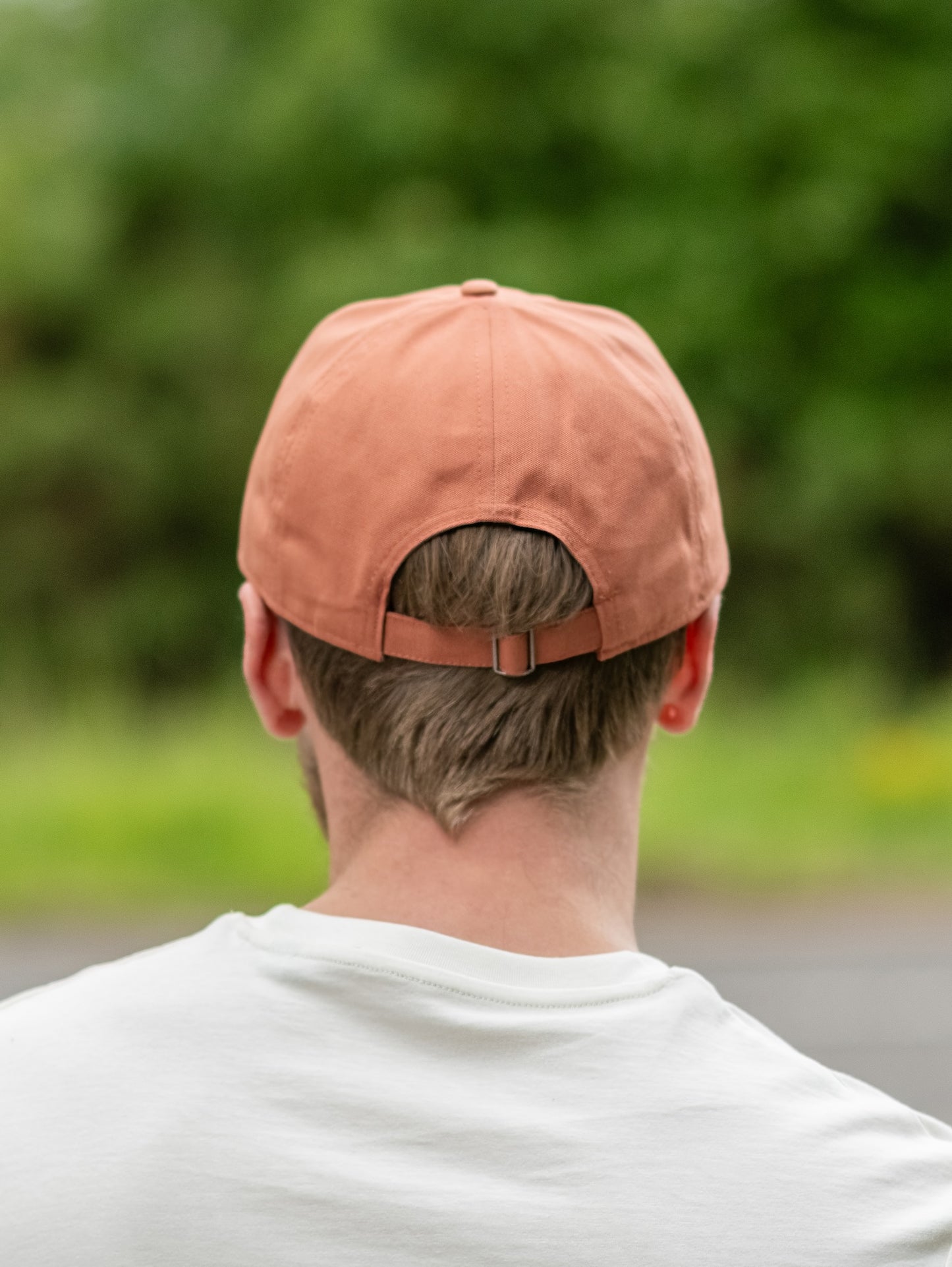 BareEssentials Classic Organic Cap in Terracotta