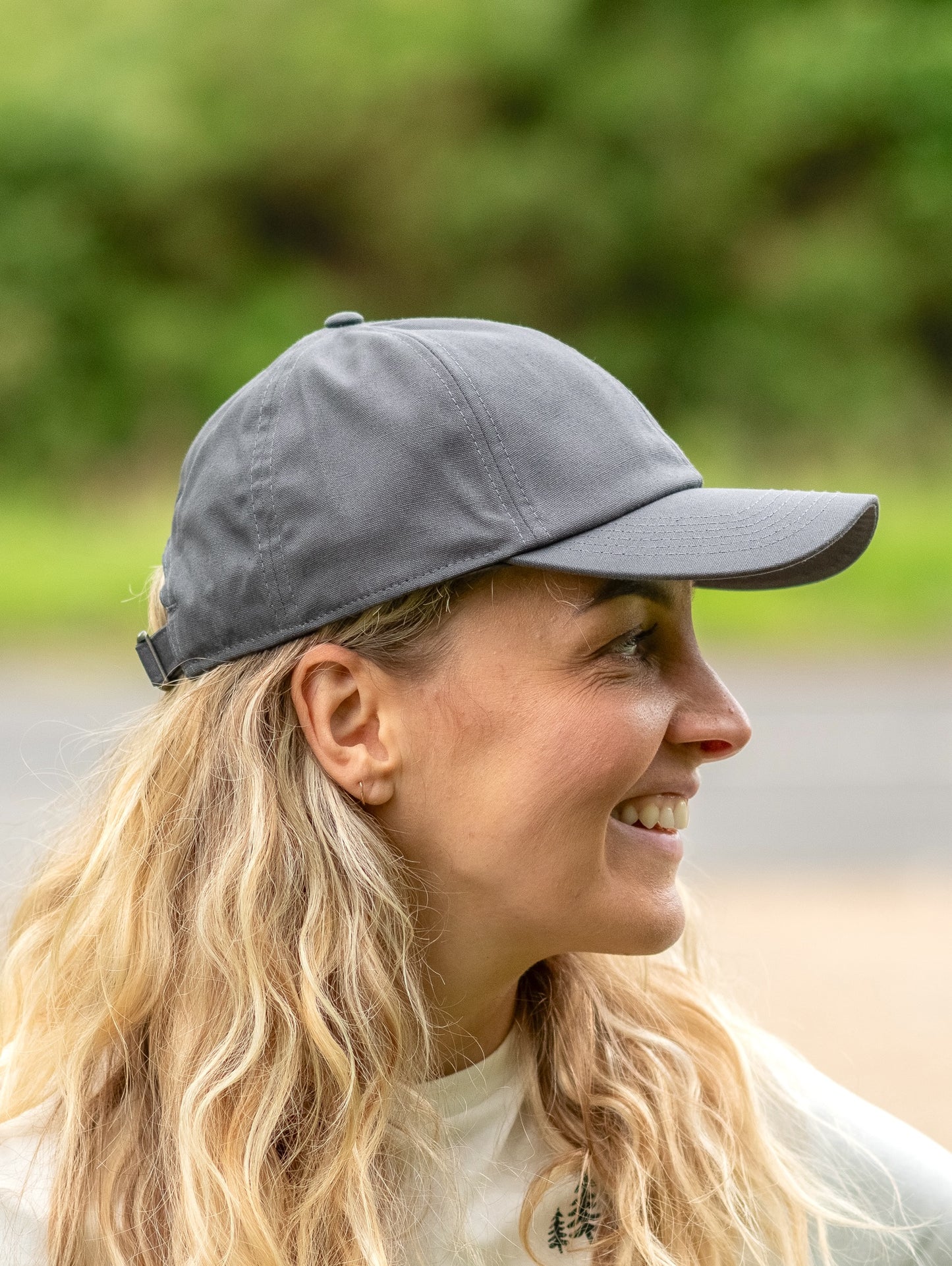 BareEssentials Classic Organic Cap in Graphite Grey