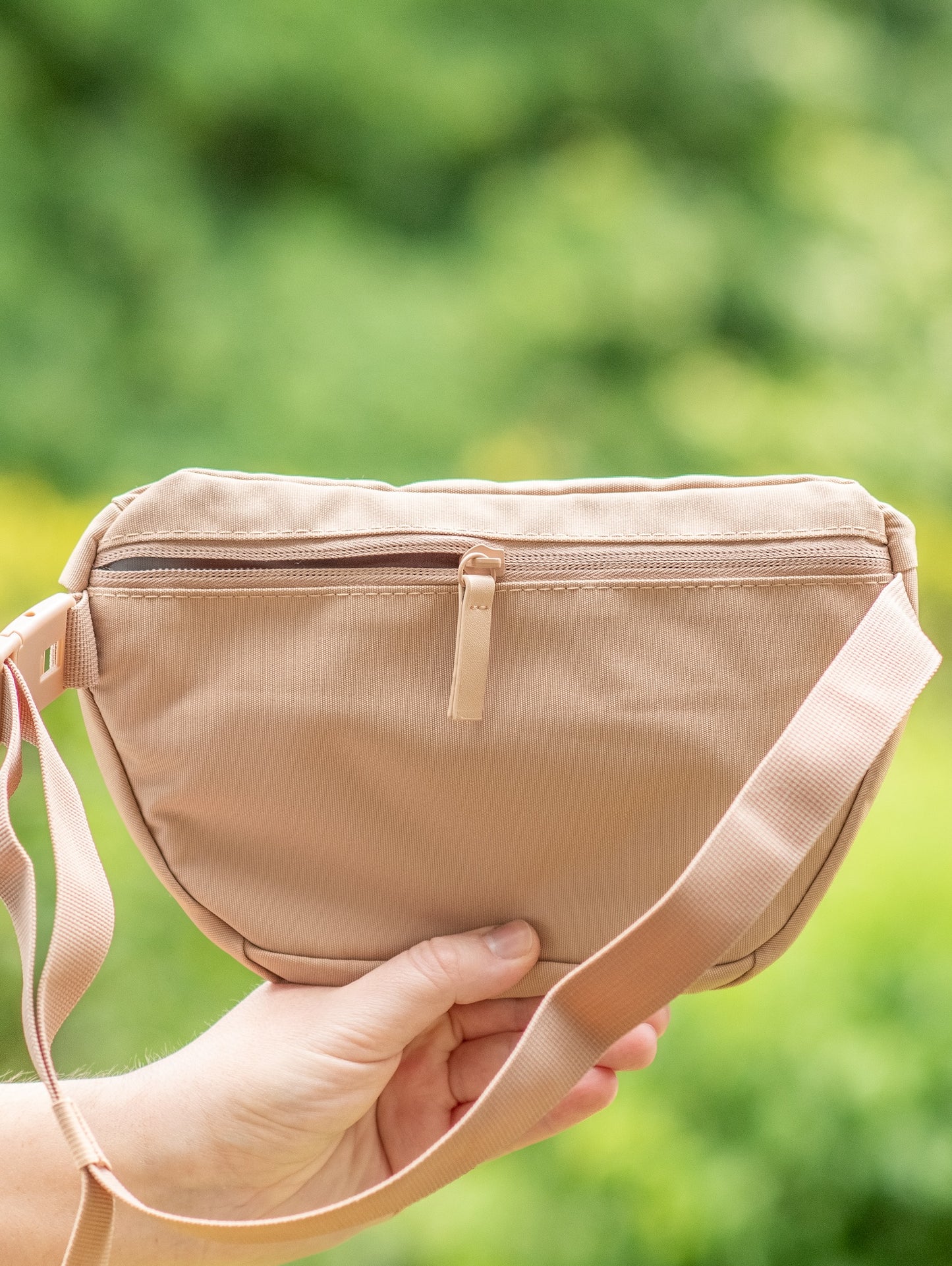 EcoJourney Minimal Cross Body Bum Bag in Hazelnut