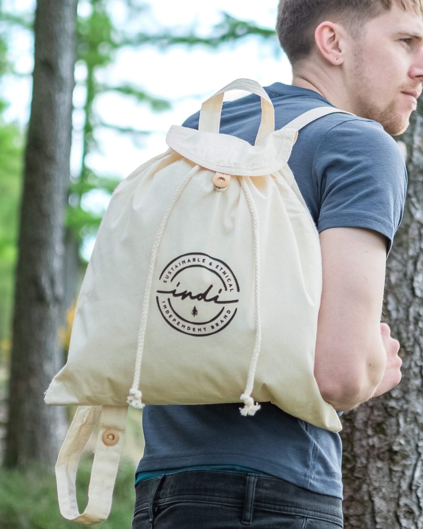 Natural Raw Organic Backpack