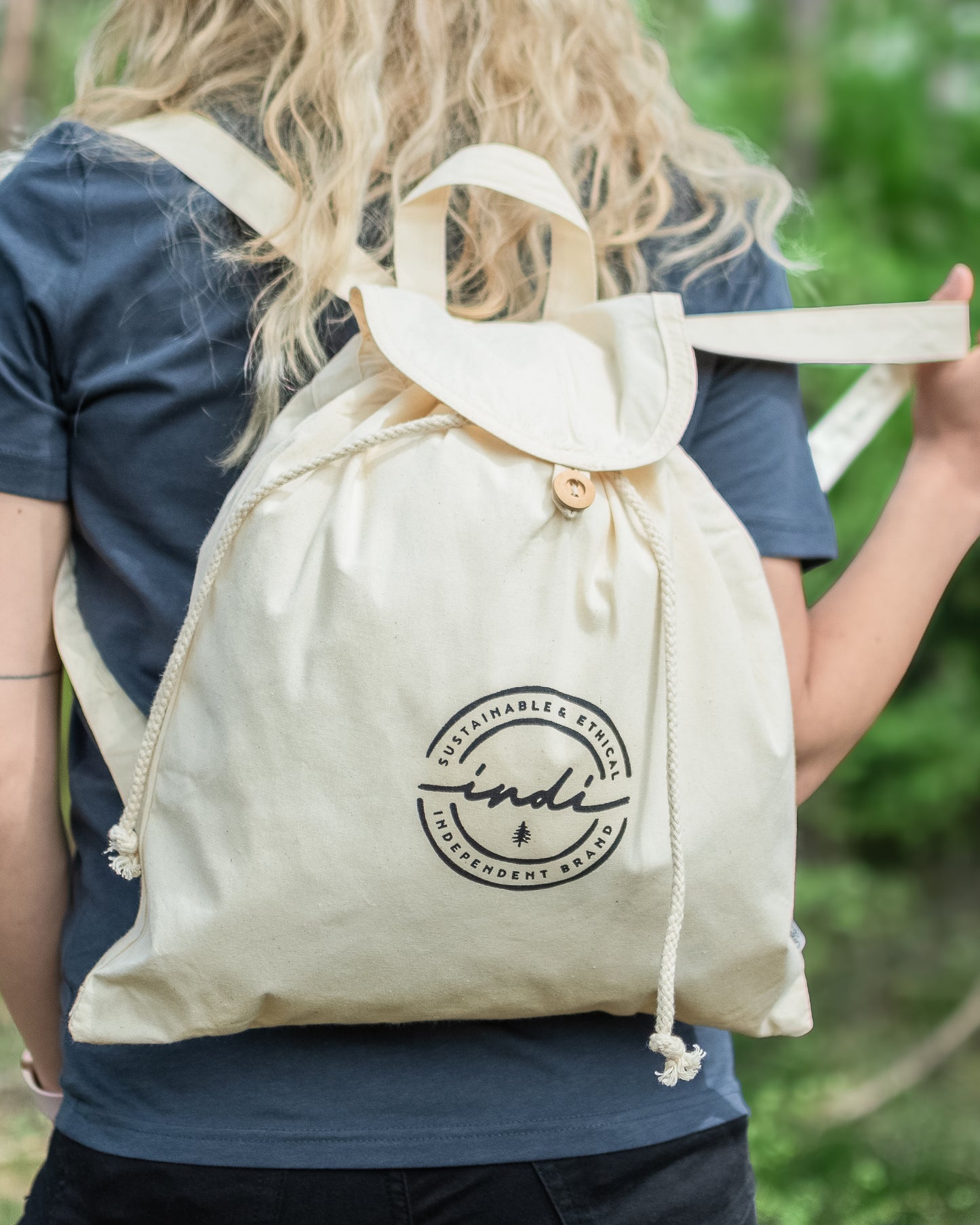 Natural Raw Organic Backpack