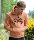 Wild Sunrise Deluxe Hoodie in Dusty Orange