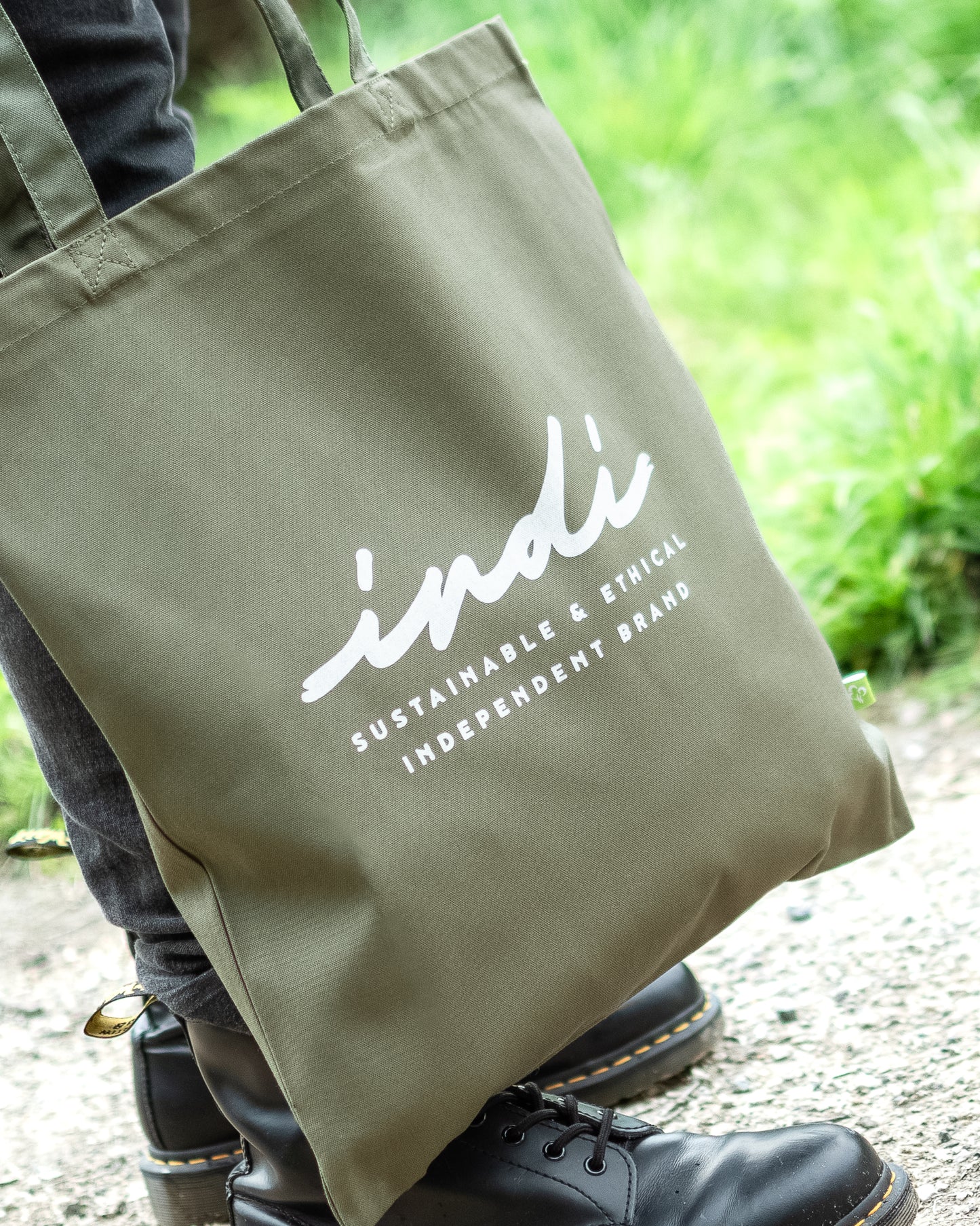 Strong Canvas Tote Bag in Khaki