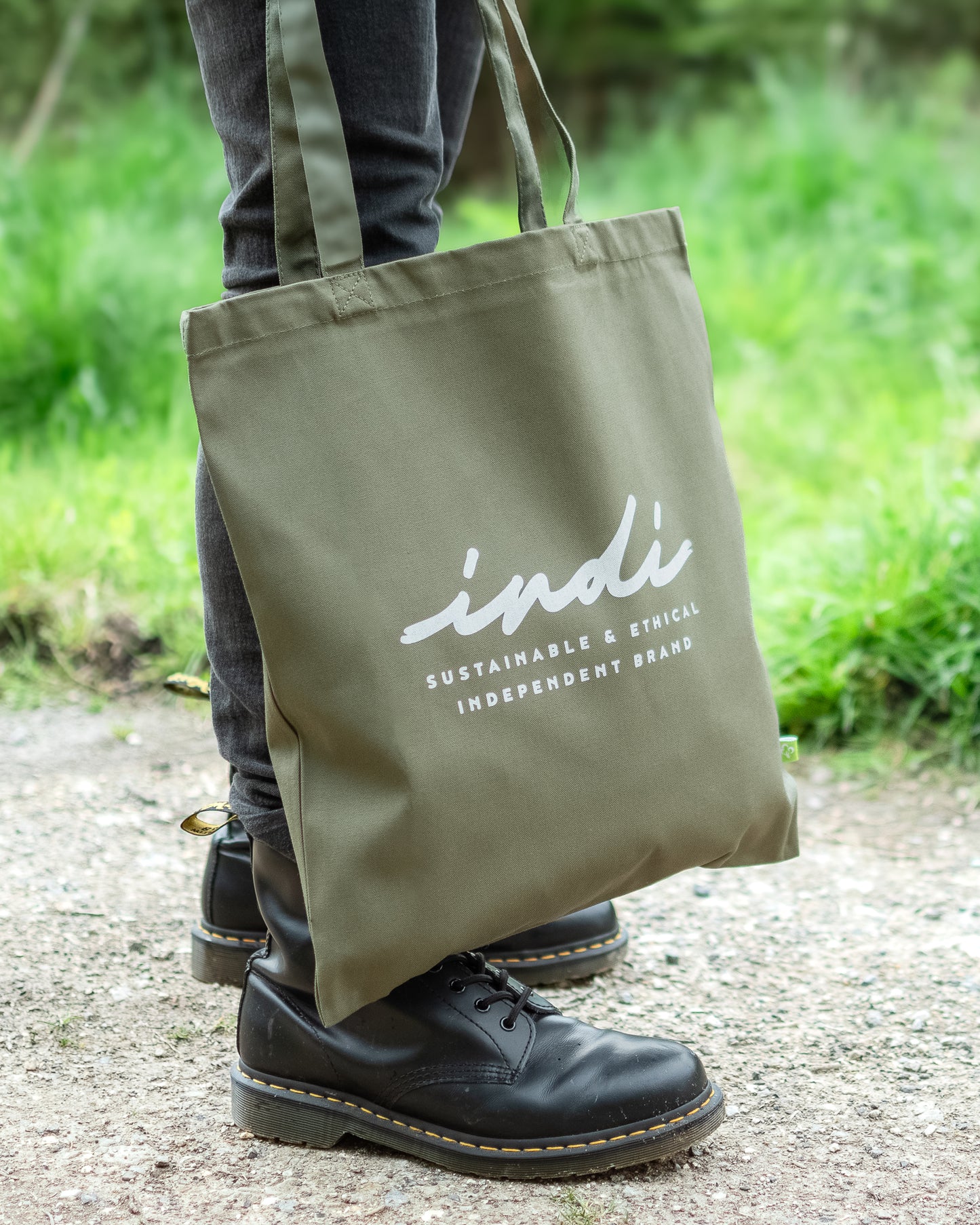 Strong Canvas Tote Bag in Khaki